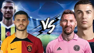 DZEKO, ICARDI VS LİONEL MESSİ, CRİSTİANO RONALDO 🔥 (TURKISH MACHINE 🆚 WORD MACHINE) 🔥