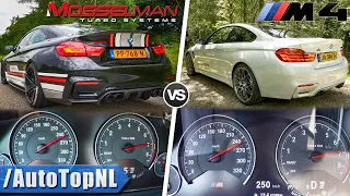 BMW M4 Competition 450HP vs 620HP BMW M4 Mosselman ACCELERATION SOUND & POV by AutoTopNL