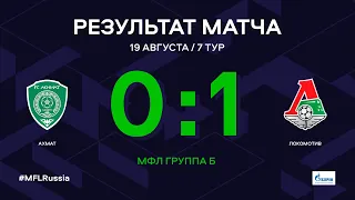 МФЛ. Ахмат - Локомотив. 7-й тур. Группа Б. Обзор