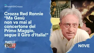 Crozza Red Ronnie "Ma Gesù non va mai al concertone del Primo Maggio, segue il Giro d'Italia!"