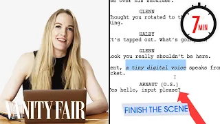 Hollywood Screenwriter Tries to Write a Scene in 7 Minutes | Vanity Fair