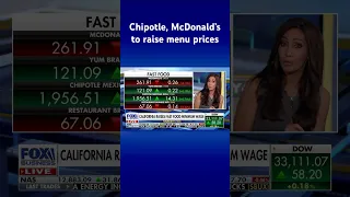 Major fast-food chains are raising prices due to this blue state’s wage law #shorts