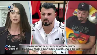 Decizia Simonei de a-l invita pe Iacob in camera rosie face valuri in casa! Ahmet, gelos?!