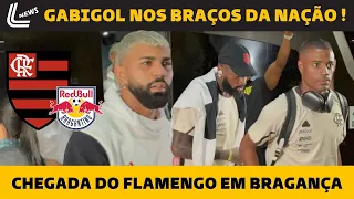 CHEGADA DO FLAMENGO EM ATIBAIA - GABIGOL VAI PRA TORCIDA E FEZ A FESTA DA NAÇÃO NO HOTEL!