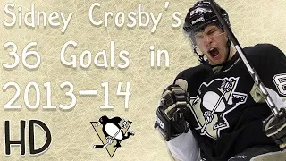 Sidney Crosby's 36 Goals in 2013-14 (HD)