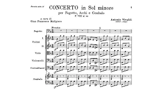 Antonio Vivaldi - Bassoon Concerto in G Minor, RV 495 (Complete)