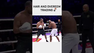 Hari and Overeem trading 💣 in their trilogy fight!