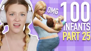 Can You Have 50 Babies In One Lifespan In The Sims 4? | 100 BABY CHALLENGE SPEEDRUN | Part 25