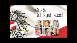 Großer Schlagabtausch zur Nationalratswahl 2019