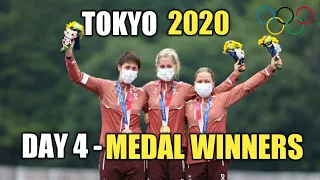 Tokyo Olympics Medal Winners - Day 4 Updates | Tokyo 2020 Olympic Winners | Gold Medalists