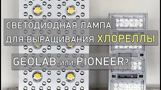 Светодиодная лампа для выращивания хлореллы : Geolab или Pioneer? Какую выбрать?