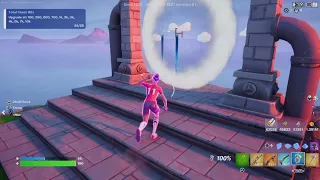 Fortnite sky box iron city!