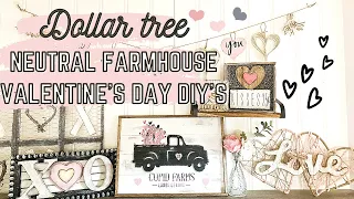 💗NEW DOLLAR TREE VALENTINES DAY DIY'S | HIGH END DOLLAR TREE FARMHOUSE  VALENTINES DAY DECOR 💗