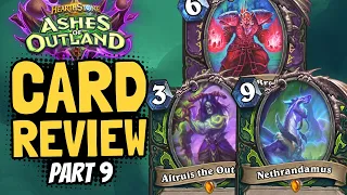 LEGENDARY DEMON HUNTER DRAGON!! Tons More Crazy Cards! | Outland Review #9 | Hearthstone