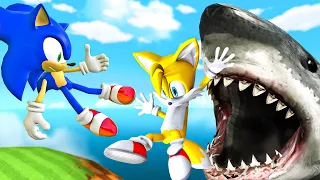 GTA 5 Sonic & Tails Water Ragdolls & Fails #12 [Funny Moments]