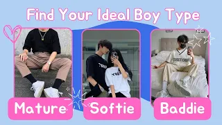✨Find Your  Ideal Boy Type Quiz 💫 | Fun Personality Test | Aesthetic Quiz❣️
