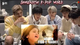 @BangladeshKpopWorld BTS reaction Islamic gojol { Jaanam Fidae Haideri } 🔥🥰 [ ayat Arif] OST