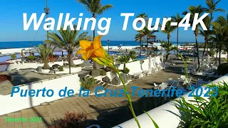 Walking Tour Puerto de la Cruz,Tenerife 4K