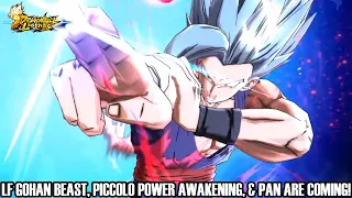 LF GOHAN BEAST, POWER AWAKENING PICCOLO, & PAN ARE COMING!!! Dragon Ball Legends Info!