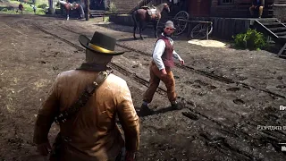 RDR2 - This Voice Actor screams as if his life depended on it...