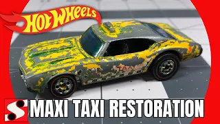 Hot Wheels Maxi Taxi Redline Restoration Flying Colors Series #hotwheels #redline