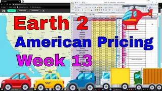 Earth 2, North, south and Central America pricing, Week 13.