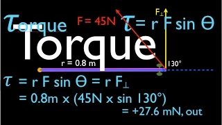 Physics, Torque (1 of 13) An Explanation