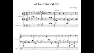 Alt Lys Er Svunnet Hen - Piano sheet music - Dimmu Borgir