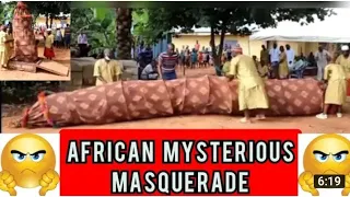 African Mysterious Masquerade Pt 1 // Ebu Wonder // Okpanam Wonder