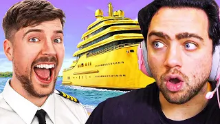 $1 VS $1,000,000,000 Yacht! | Mizkif Reacts to MrBeast