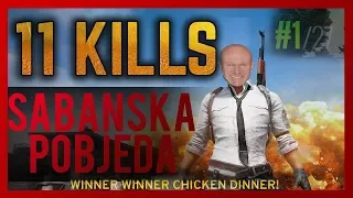 BALKAN || PUBG || Sabanska pobjeda || 11 Killova