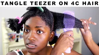 I should have tried Tangle Teezer YEARS AGO | Detangling for 4C Natural Hair