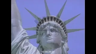 The Statue of Liberty, 1990s - Archive Film 1064233