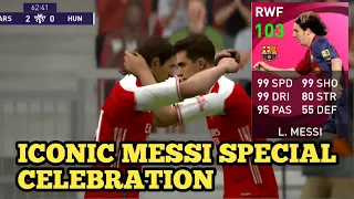 ICONIC L.MESSI SPECIAL CELEBRATION 103 RATED |PES 2021 #Shorts