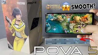 Mobile Legends: Bang Bang Gameplay on TECNO POVA 5 (8/128GB) 120Hz | (ULTRA GRAPHICS & SUPER FPS?)