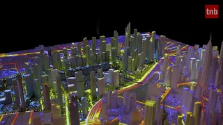 Projection Mapping Interactive Architectural Scale Model.