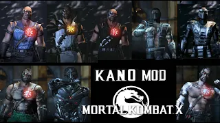 Mortal Kombat X ALL KANO MKX Costume Skin PC Mod MK MKXL update Skin Mod MORTAL KOMBAT 11 MK11