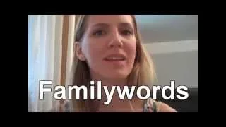Norwegian Language: Family-words