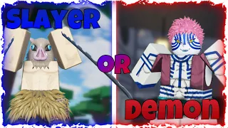 Should You Play As a Slayer or Demon (Demon Slayer Burning Ashes)