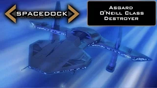 Stargate: Asgard O'Neill Class Destroyer - Spacedock