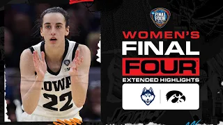 Iowa vs. UConn - Final Four NCAA tournament extended highlights