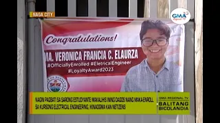 Balitang Bicolandia: Naging pagbati sa isang estudyante matapos maka-enroll sa kinuhang kurso, viral