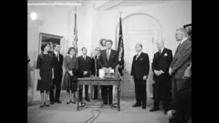 February 6, 1962 - President John F. Kennedy at the Presentation of President Wilson's Typewriter