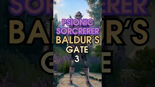 a PSIONIC SORCERER build for Baldur's Gate 3 in 1min - Paladin/Sorcerer build #shorts #baldursgate3