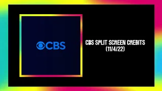 CBS Split Screen Credits (11/4/22)
