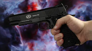 Пневматический пистолет SAS M1911 Tactical 4,5 мм (копия Colt M1911)