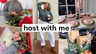 VLOG: hosting girls night in!! food, drinks, decor & more