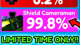 HOW TO GET NEW SHIELD CAMERAMAN (Toilet Tower Defense)