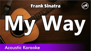 Frank Sinatra - My Way (karaoke acoustic)