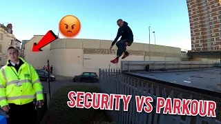 ANGRY SECURITY vs PARKOUR!